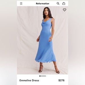 Emaline Reformation Dress in Dusk